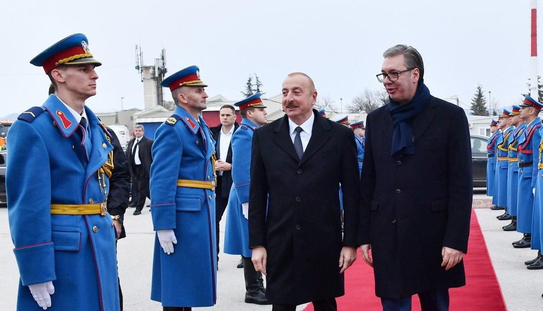 President Ilham Aliyev concludes his working visit to Serbia (PHOTO)