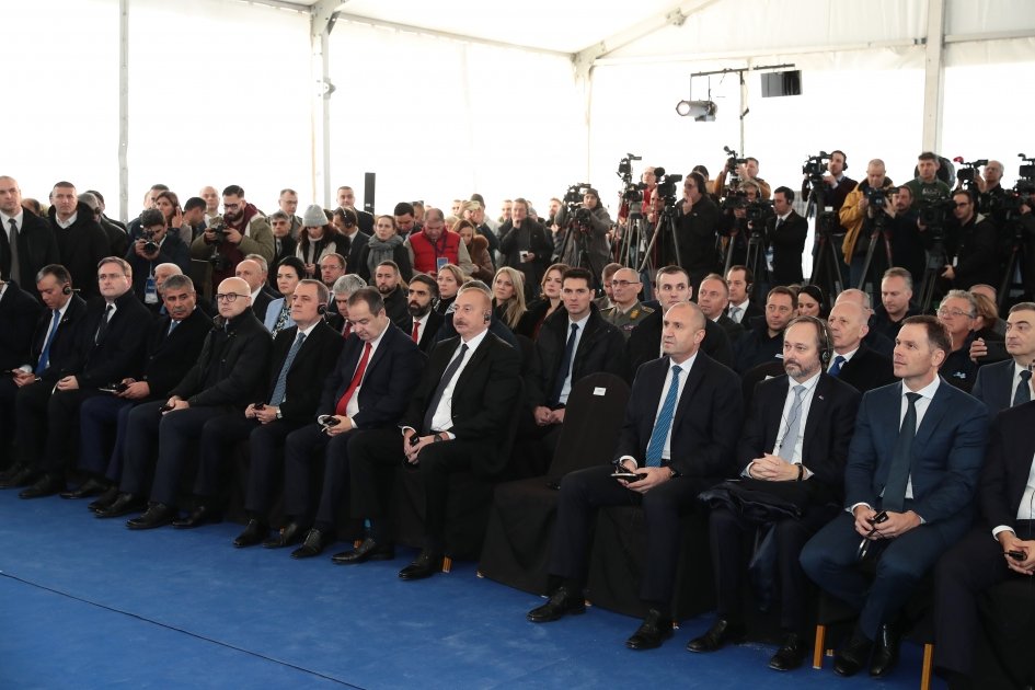 President Ilham Aliyev attends inauguration ceremony of Serbia-Bulgaria gas interconnector (PHOTO/VIDEO)