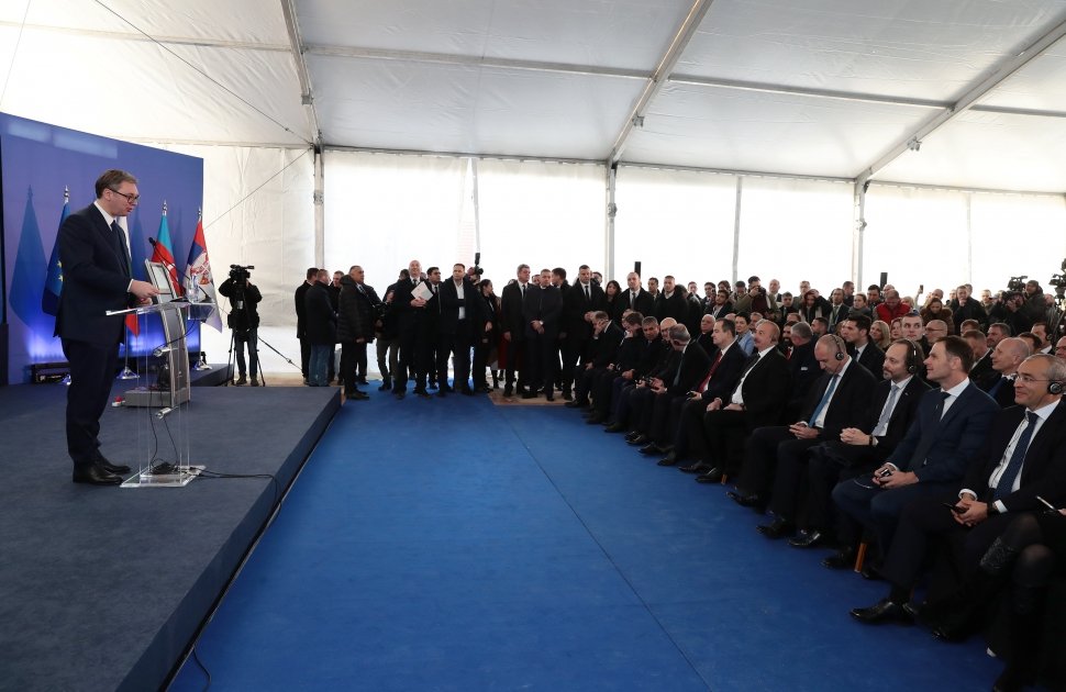 President Ilham Aliyev attends inauguration ceremony of Serbia-Bulgaria gas interconnector (PHOTO/VIDEO)