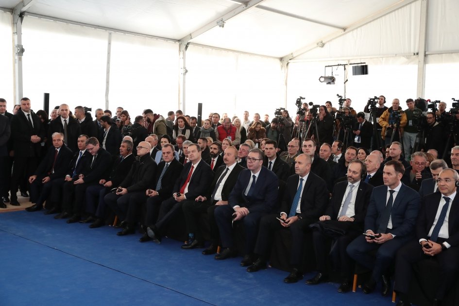 President Ilham Aliyev attends inauguration ceremony of Serbia-Bulgaria gas interconnector (PHOTO/VIDEO)