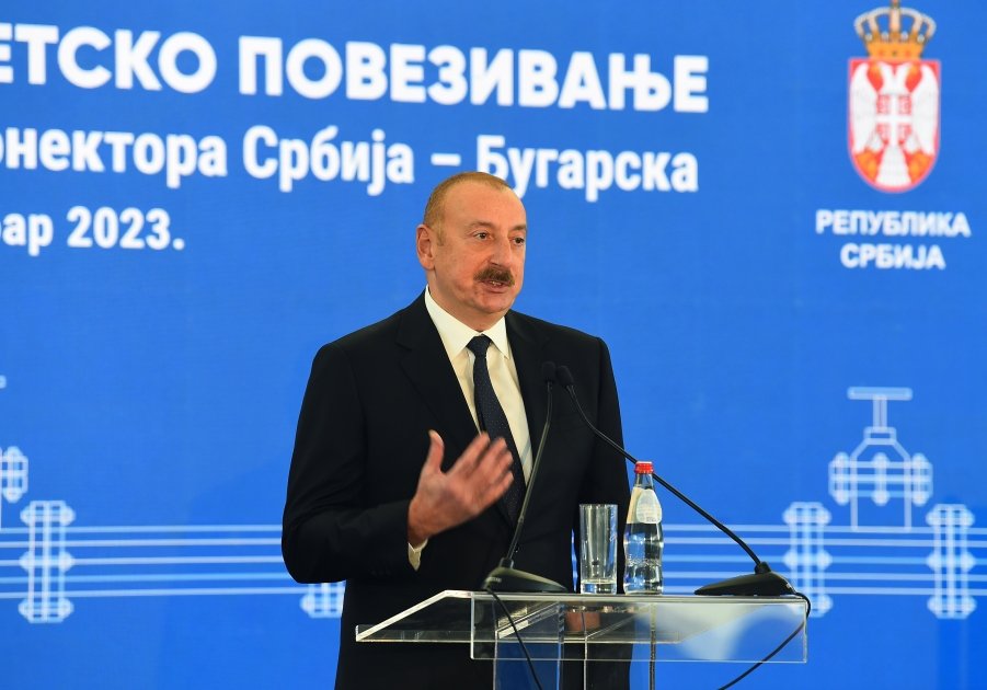 This year, Azerbaijan's gas export to Europe will reach approximately 12 bcm - President Ilham Aliyev