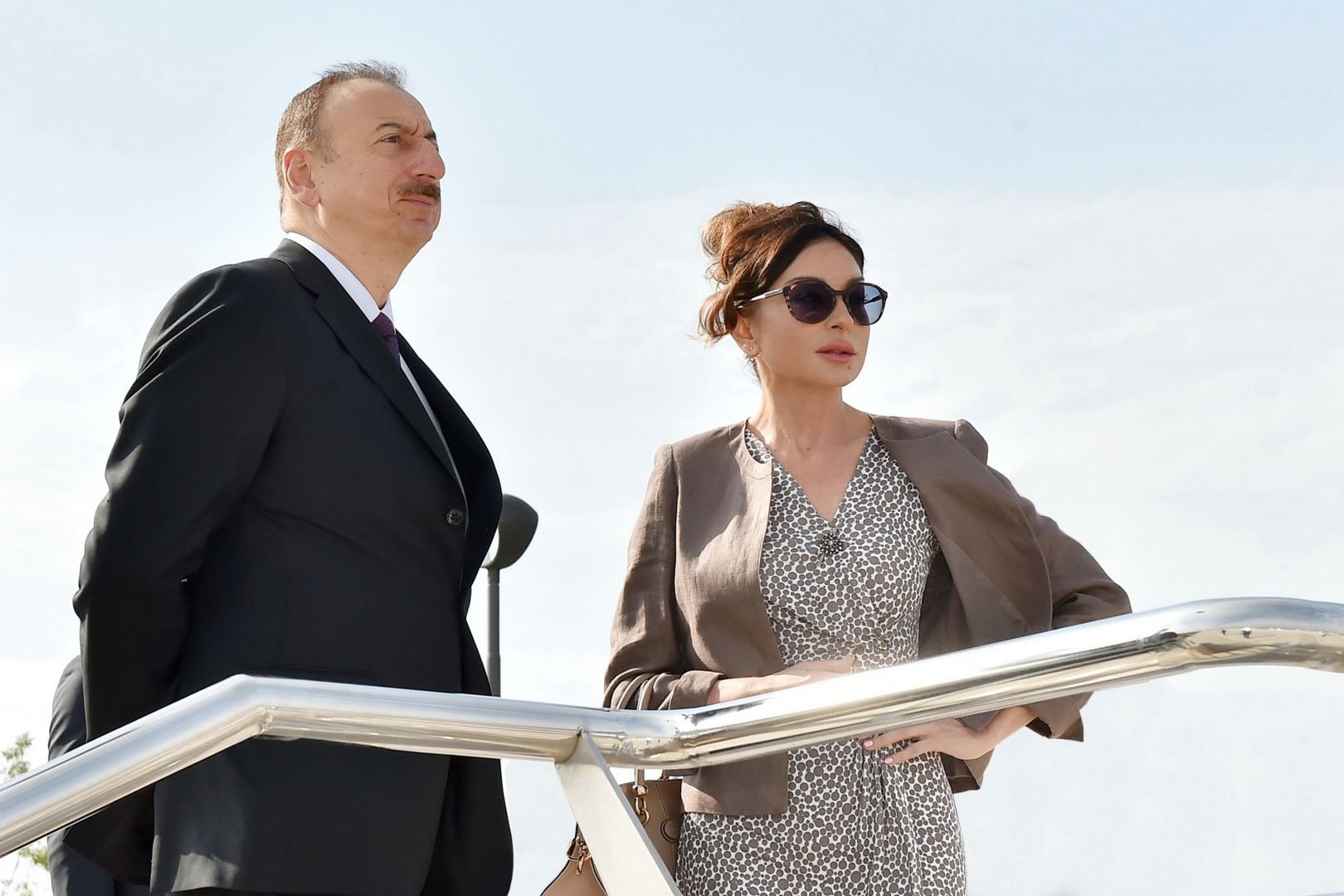 President Ilham Aliyev, First Lady Mehriban Aliyeva attend inauguration of highway from Sarsang Reservoir to Umudlu village in Aghdara