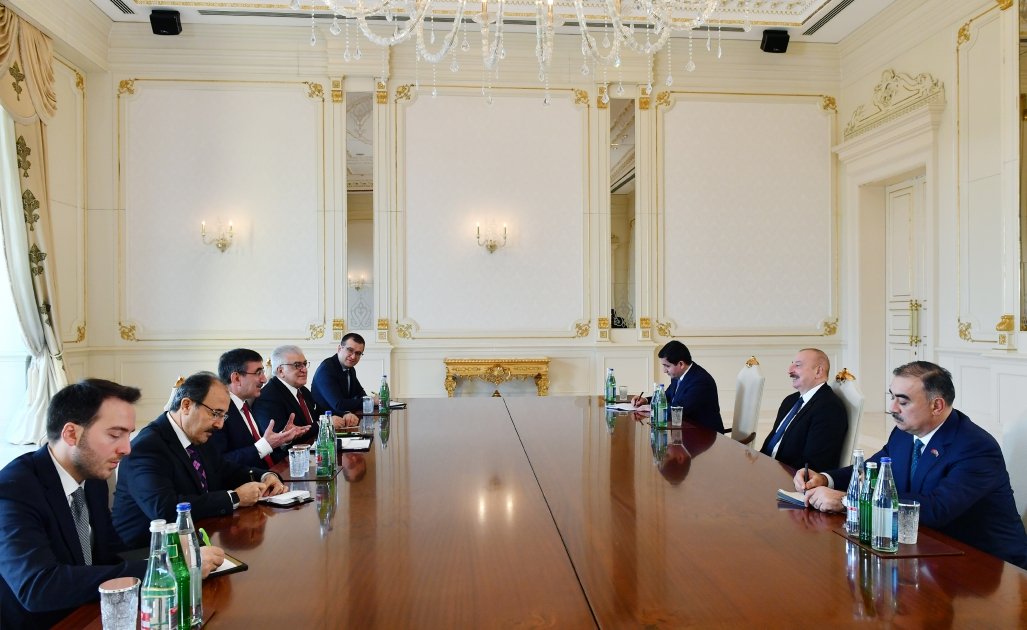 President Ilham Aliyev receives Türkiye's VP (PHOTO)