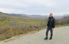 President Ilham Aliyev visits Nakhchivanli village of Khojaly district (PHOTO/VIDEO)