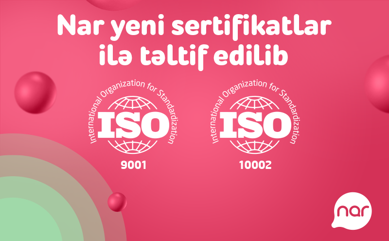 Nar received an international certificate for customer satisfaction