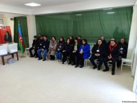 Electors of several districts of Azerbaijan's Baku actively vote in presidential election (PHOTO)