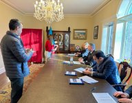Azerbaijanis from various states head to Washington to vote in presidential poll (PHOTO)