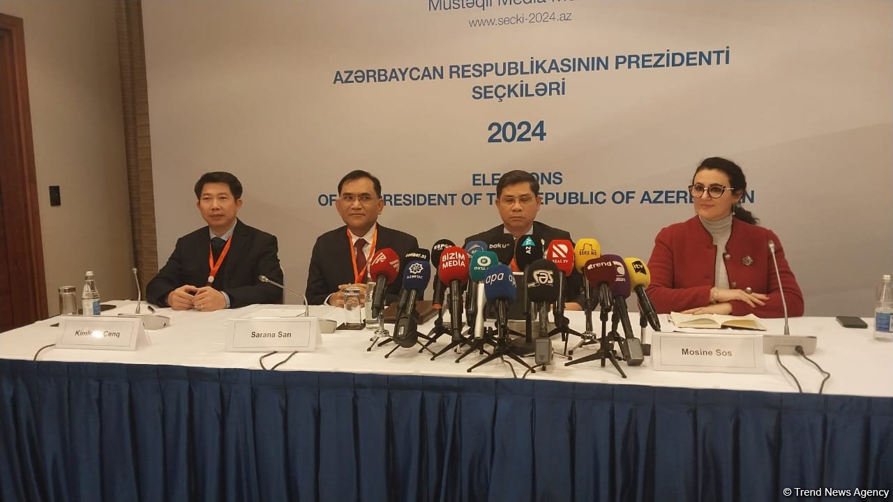 Azerbaijan's presidential poll ran smoothly with highest set-up - Cambodian MP