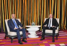 President of Azerbaijan Ilham Aliyev meets with Foreign Minister of Türkiye in Munich (PHOTO/VIDEO)