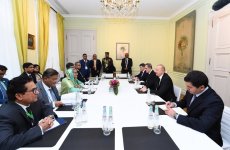 President Ilham Aliyev met with Prime Minister of Bangladesh in Munich (PHOTO/VIDEO)