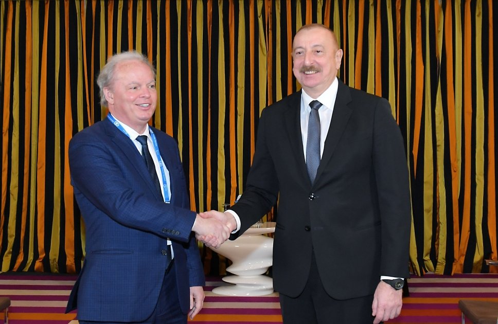 President Ilham Aliyev meets with Senior Managing Director of the World Bank in Munich (PHOTO/VIDEO)