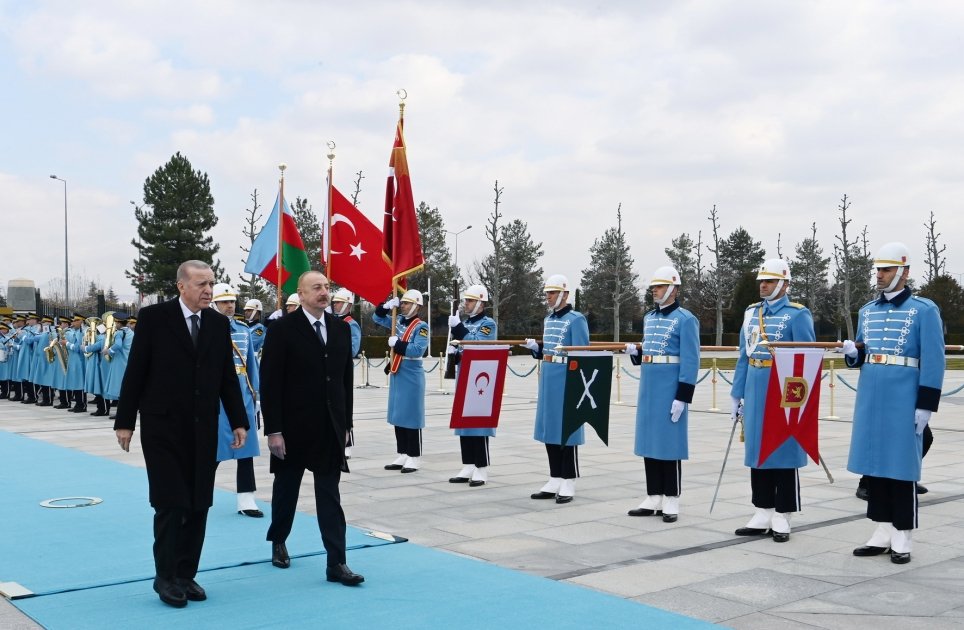 Ankara holds official welcome ceremony for President Ilham Aliyev (PHOTO/VIDEO)