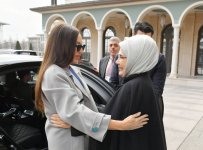 First Lady Mehriban Aliyeva and First Lady Emine Erdogan hold meeting in Ankara (PHOTO)