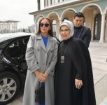 First Lady Mehriban Aliyeva and First Lady Emine Erdogan hold meeting in Ankara (PHOTO)