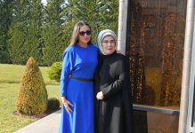 First Lady Mehriban Aliyeva and First Lady Emine Erdogan hold meeting in Ankara (PHOTO)