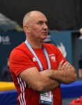 National Gymnastics Arena hosts podium workouts for World Cup trampoline and tumbling competitors (PHOTO)
