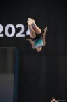 National Gymnastics Arena hosts podium workouts for World Cup trampoline and tumbling competitors (PHOTO)