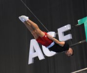 National Gymnastics Arena hosts podium workouts for World Cup trampoline and tumbling competitors (PHOTO)