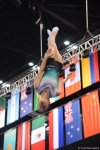 National Gymnastics Arena hosts podium workouts for World Cup trampoline and tumbling competitors (PHOTO)