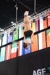 National Gymnastics Arena hosts podium workouts for World Cup trampoline and tumbling competitors (PHOTO)