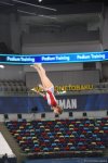 National Gymnastics Arena hosts podium workouts for World Cup trampoline and tumbling competitors (PHOTO)