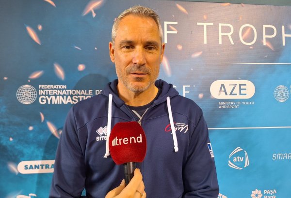 French team's coach hails potential of Azerbaijani tumbling gymnast