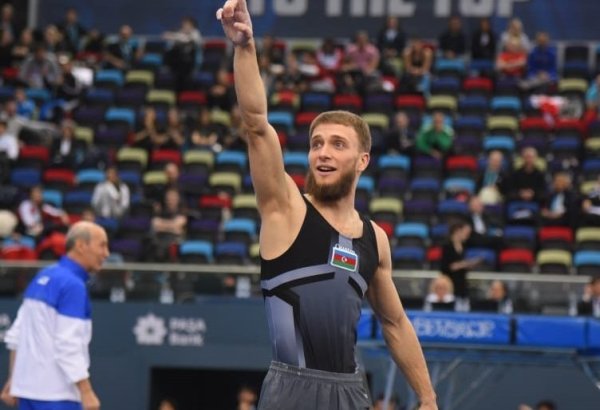 Azerbaijani gymnasts win gold and silver medals in men's tumbling at World Cup (PHOTO/VIDEO)