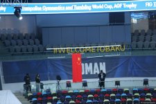 World Cup in Baku: winners of synchronized trampoline program receive awards (PHOTO)