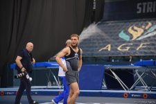 Azerbaijani gymnasts win gold and silver medals in men's tumbling at World Cup (PHOTO/VIDEO)