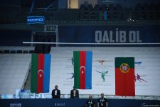 World Cup in Baku: winners of tumbling program receive awards (PHOTO)