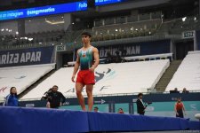 Azerbaijani gymnasts win gold and silver medals in men's tumbling at World Cup (PHOTO/VIDEO)