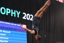 Azerbaijani gymnasts win gold and silver medals in men's tumbling at World Cup (PHOTO/VIDEO)