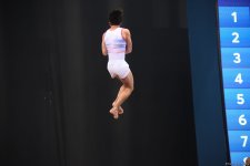 Azerbaijani gymnasts win gold and silver medals in men's tumbling at World Cup (PHOTO/VIDEO)