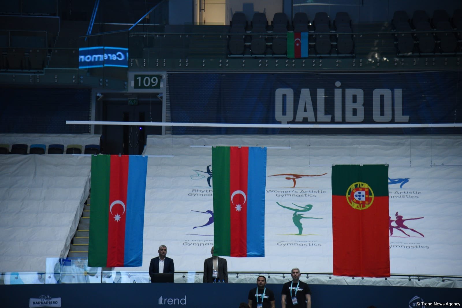 World Cup in Baku: winners of tumbling program receive awards (PHOTO)