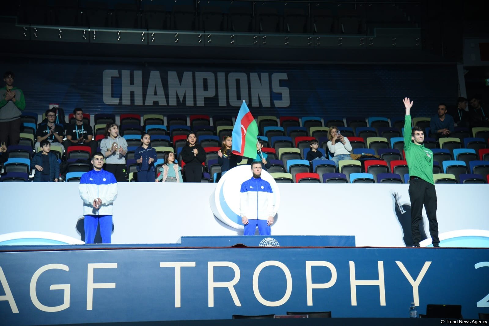 World Cup in Baku: winners of tumbling program receive awards (PHOTO)