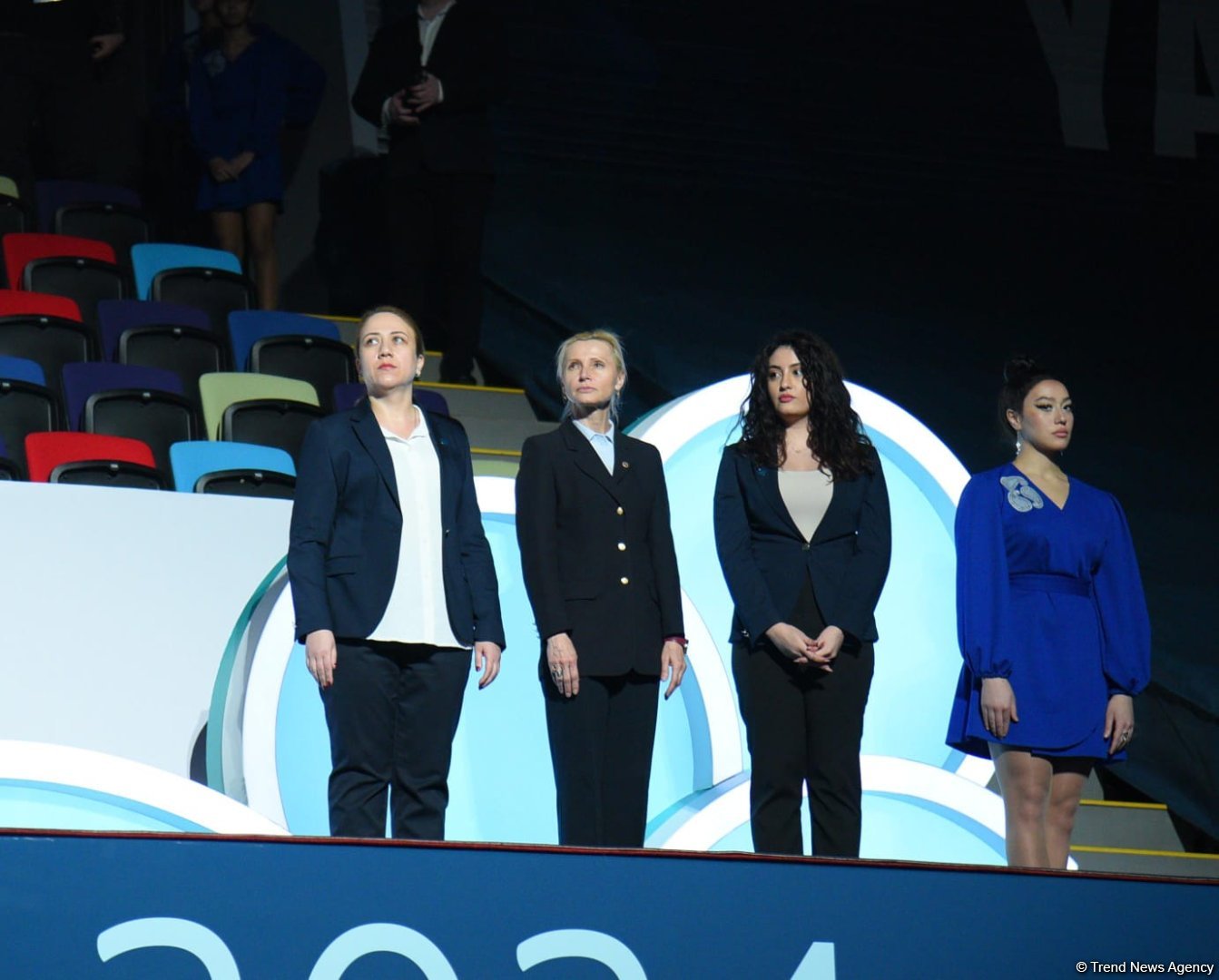 World Cup in Baku: winners of tumbling program receive awards (PHOTO)