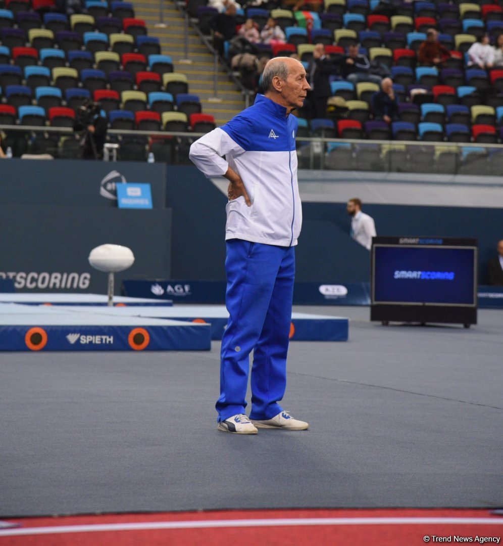 Azerbaijani gymnasts win gold and silver medals in men's tumbling at World Cup (PHOTO/VIDEO)