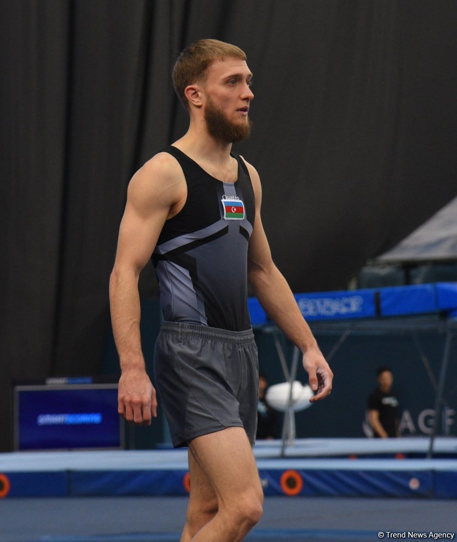 Azerbaijani gymnasts win gold and silver medals in men's tumbling at World Cup (PHOTO/VIDEO)