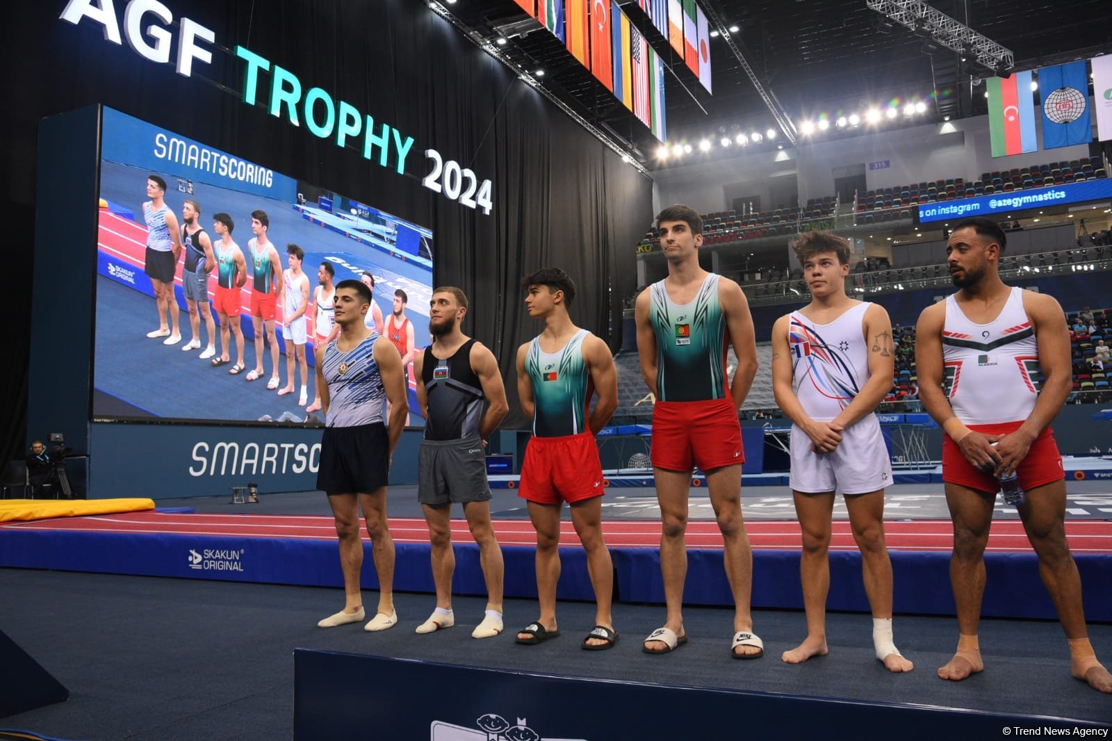 Azerbaijani gymnasts win gold and silver medals in men's tumbling at World Cup (PHOTO/VIDEO)