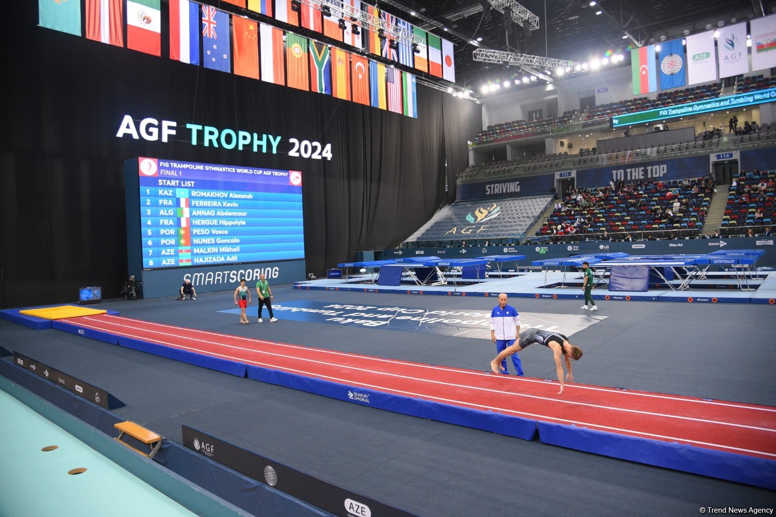 Azerbaijani gymnasts win gold and silver medals in men's tumbling at World Cup (PHOTO/VIDEO)