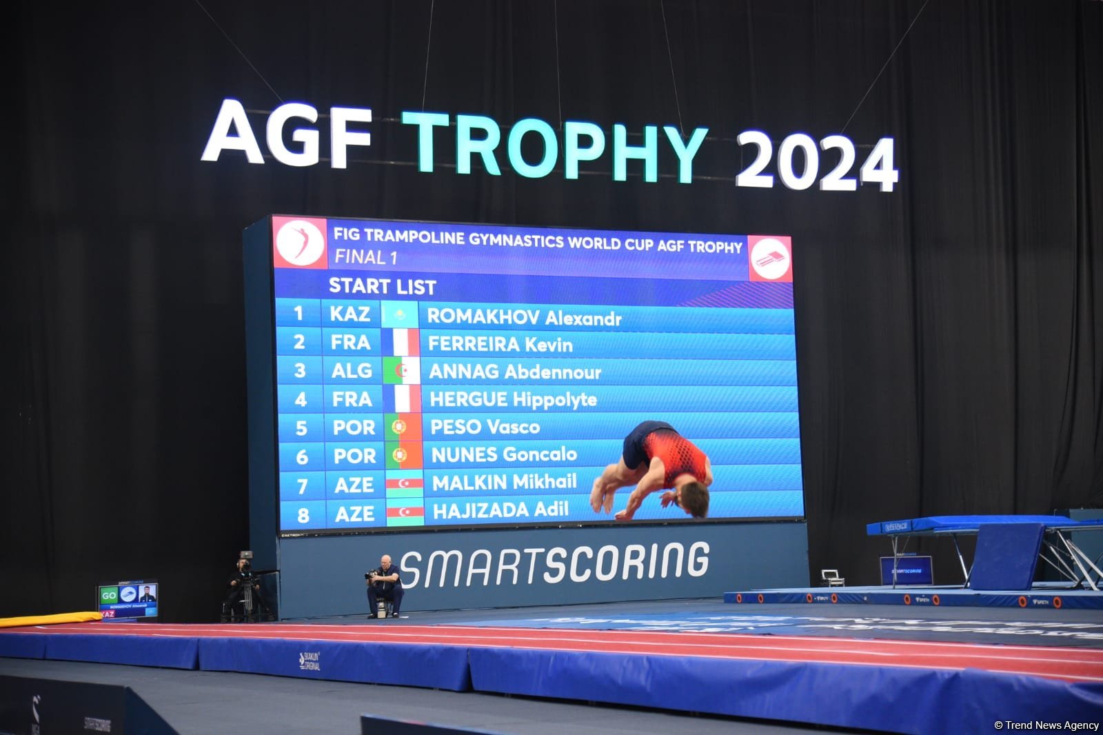 Azerbaijani gymnasts win gold and silver medals in men's tumbling at World Cup (PHOTO/VIDEO)