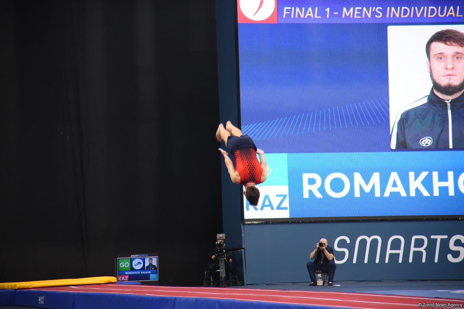 Azerbaijani gymnasts win gold and silver medals in men's tumbling at World Cup (PHOTO/VIDEO)