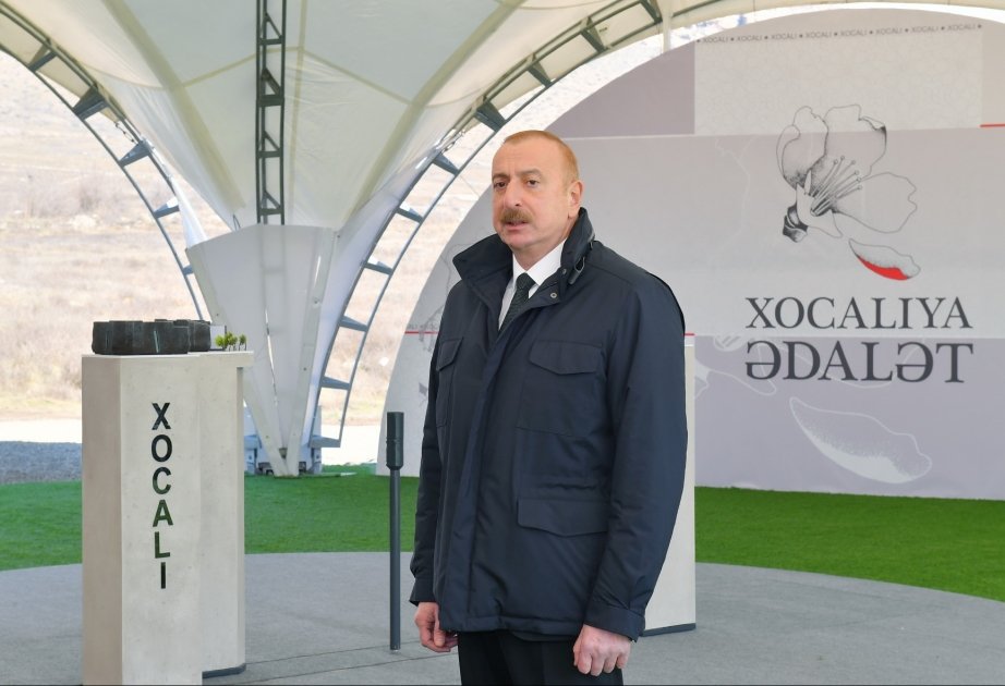 Our presence in Khojaly means complete restoration of historical justice - President Ilham Aliyev