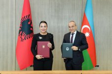 Azerbaijan and Albania sign economic co-op agreement (PHOTO) (UPDATED)