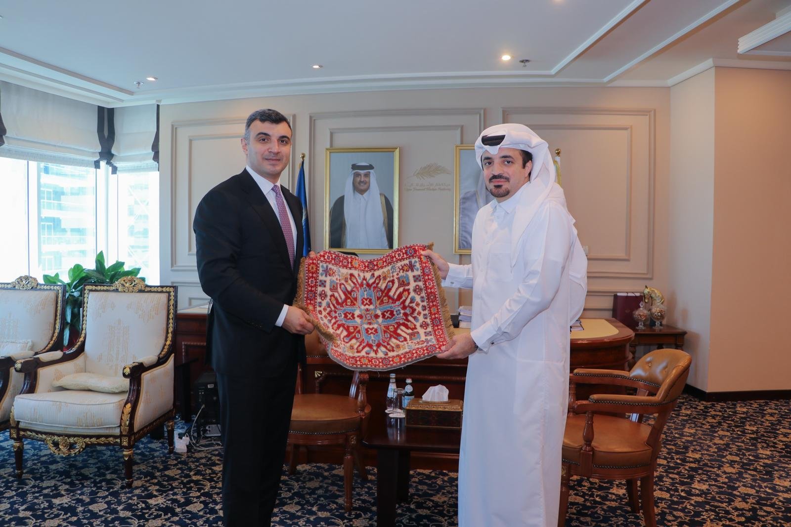 Azerbaijan, Qatar mull enhancing securities market (PHOTO)