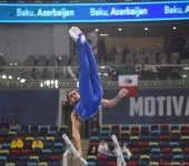 First day of FIG Artistic Gymnastics Apparatus World Cup kicks off in Baku (PHOTO)
