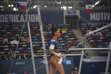 First day of FIG Artistic Gymnastics Apparatus World Cup kicks off in Baku (PHOTO)