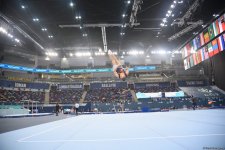 First day of FIG Artistic Gymnastics Apparatus World Cup kicks off in Baku (PHOTO)