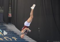 First day of FIG Artistic Gymnastics Apparatus World Cup kicks off in Baku (PHOTO)