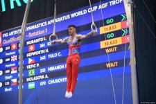 First day of FIG Artistic Gymnastics Apparatus World Cup kicks off in Baku (PHOTO)